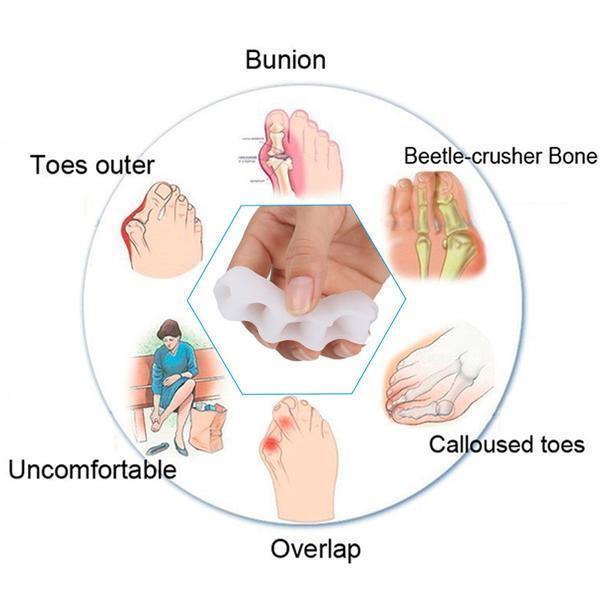 Bunion Hammer - Adjustable Toe Separator & Spacers for Bunions Relief 2