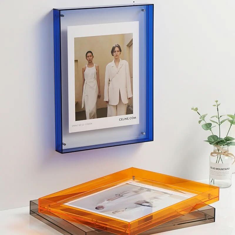 COLORFRAME - Colourful transparent acrylic photo list for vivid memories 1