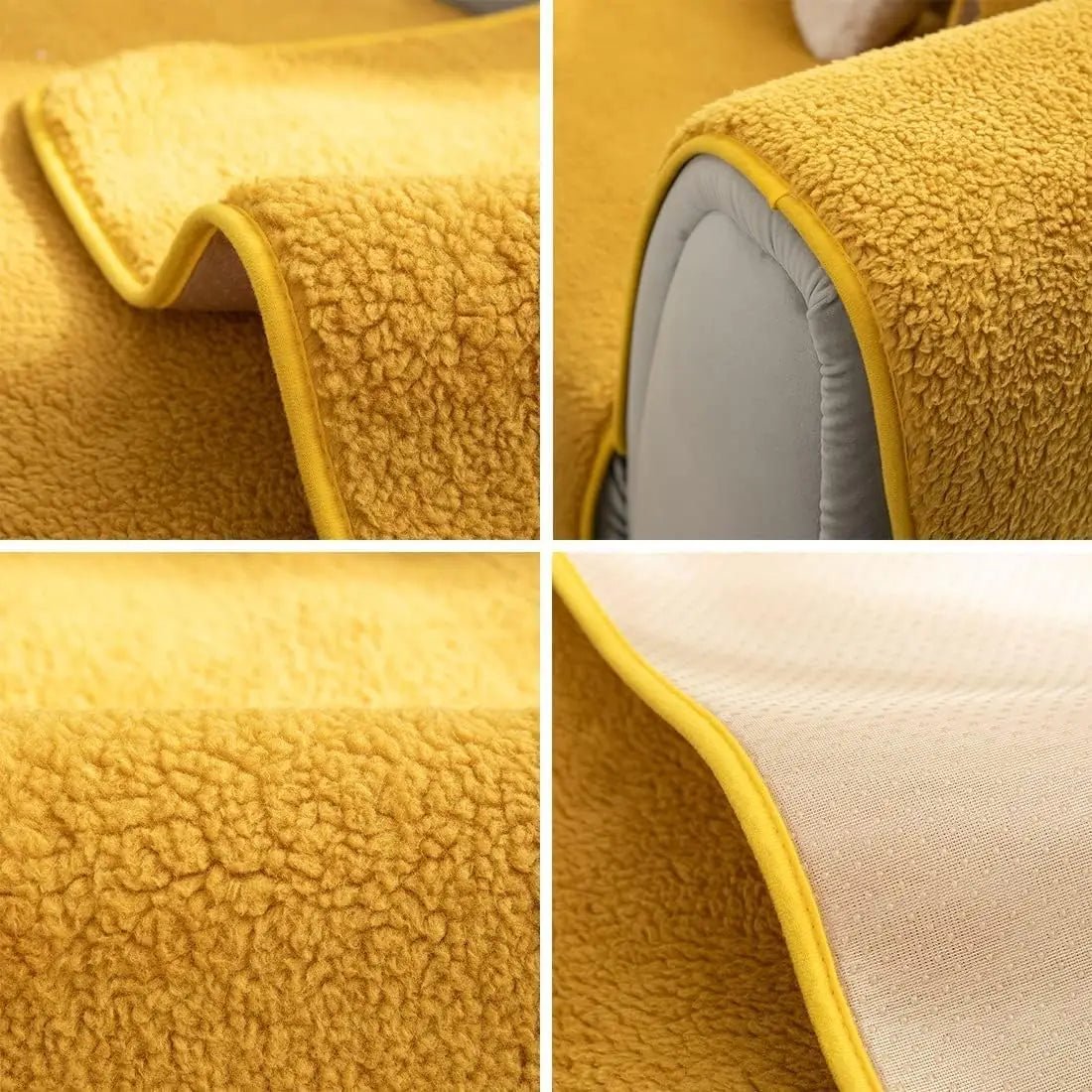 COUCHCLOUD – Plush sofa cover made of lambswool for warmth and protection 3