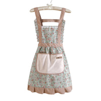 Charming Floral Kitchen Apron - Waterproof Adjustable Cooking Apron for Women 2