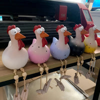 Charming Weatherproof Chicken Garden Statue - Durable Outdoor Garden Figure 3