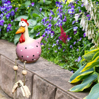 Charming Weatherproof Chicken Garden Statue - Durable Outdoor Garden Figure 7