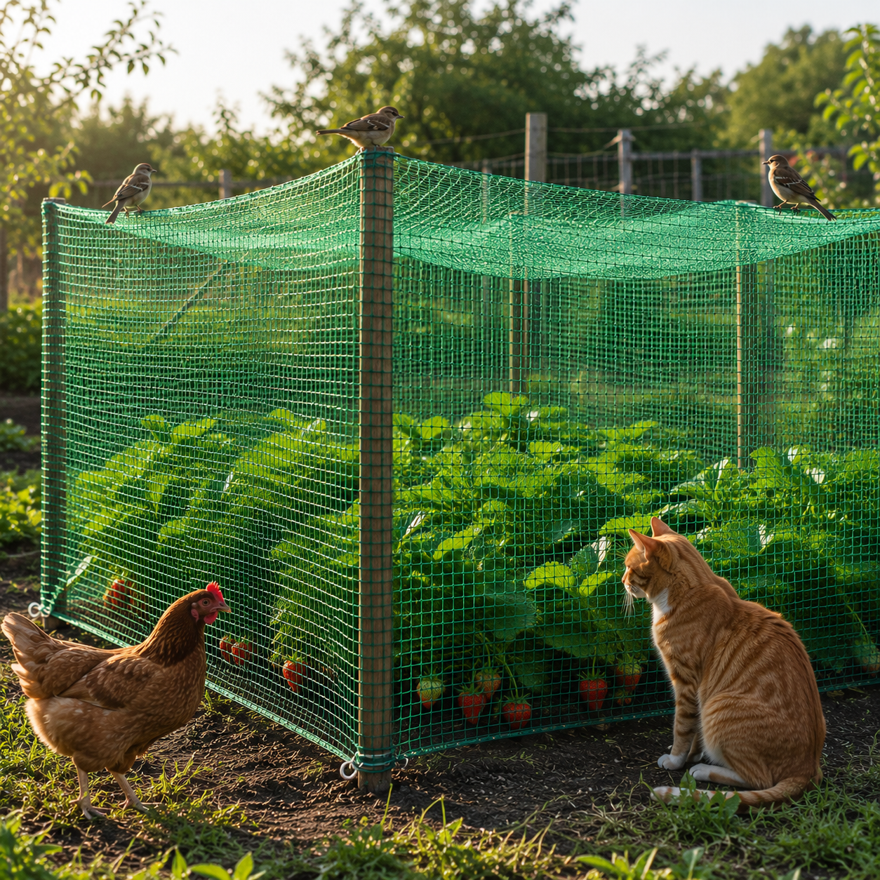 FARMGUARD - UV-Resistant Netting for Orchards, Birds & Deer