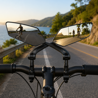 CLEARRIDE – Adjustable Bike Mirror for Enhanced Road Awareness