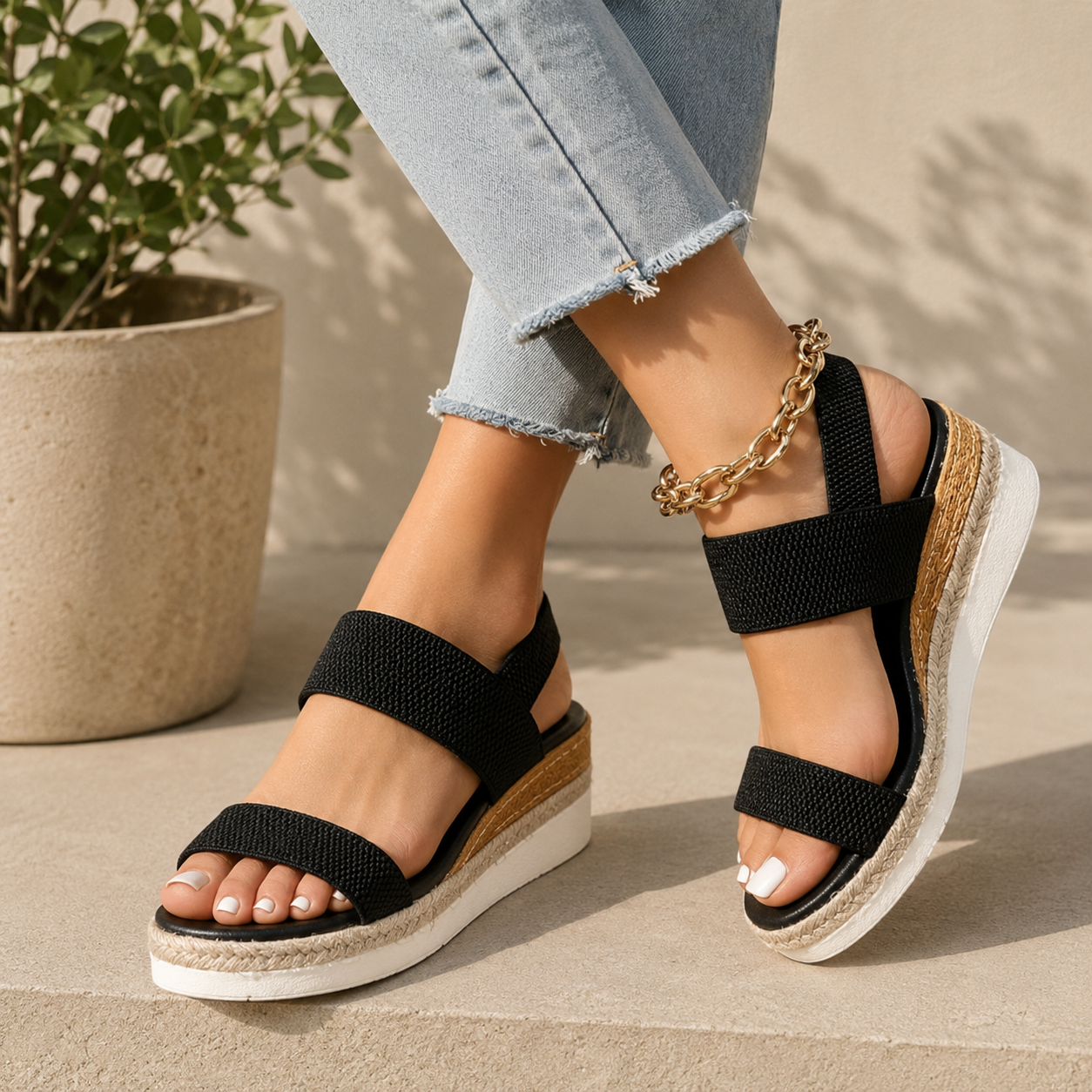 SOLEVIA – Orthopedic Comfort Sandals with Cushioned Support