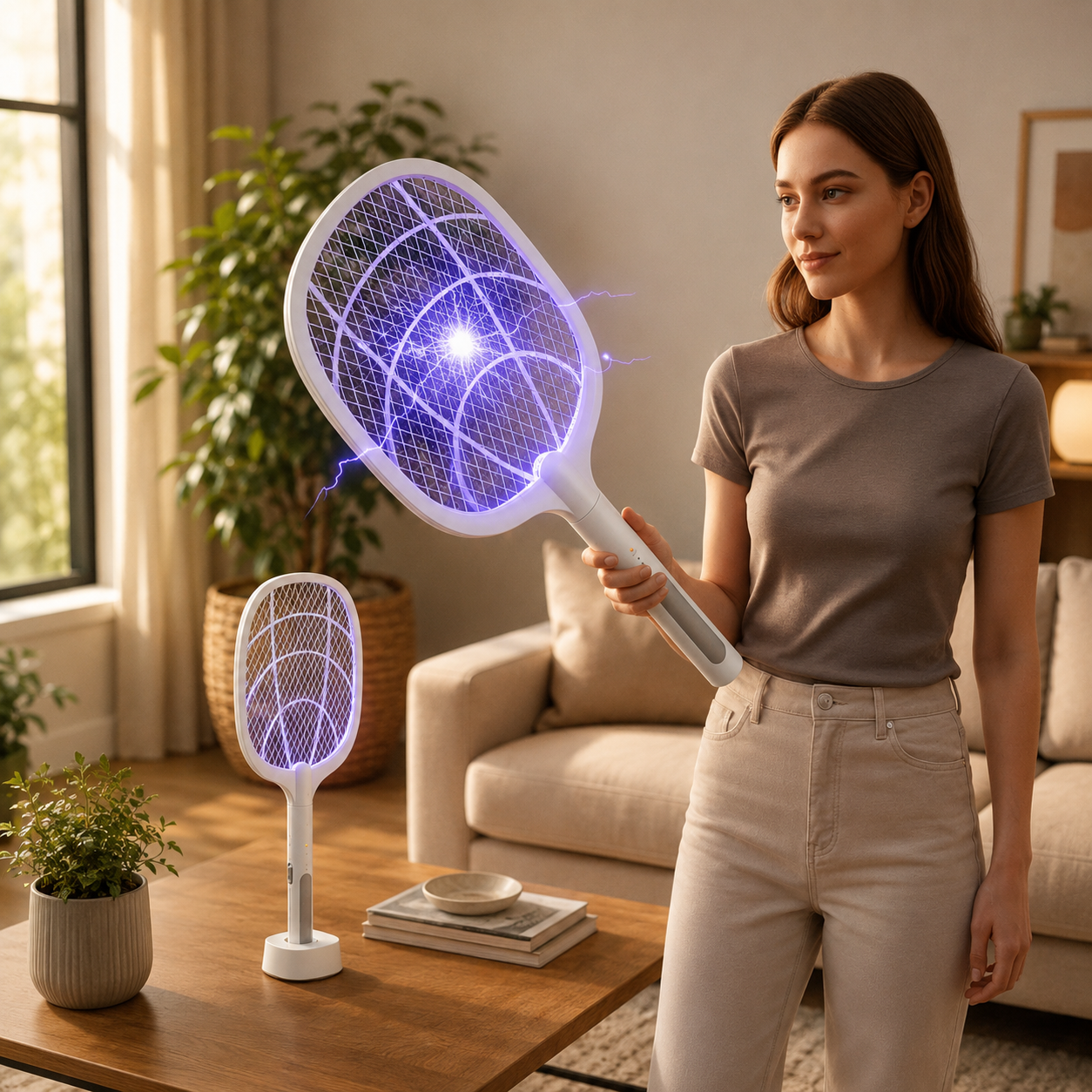ZAPGUARD – Rechargeable Insect Swatter for Fast Pest Control