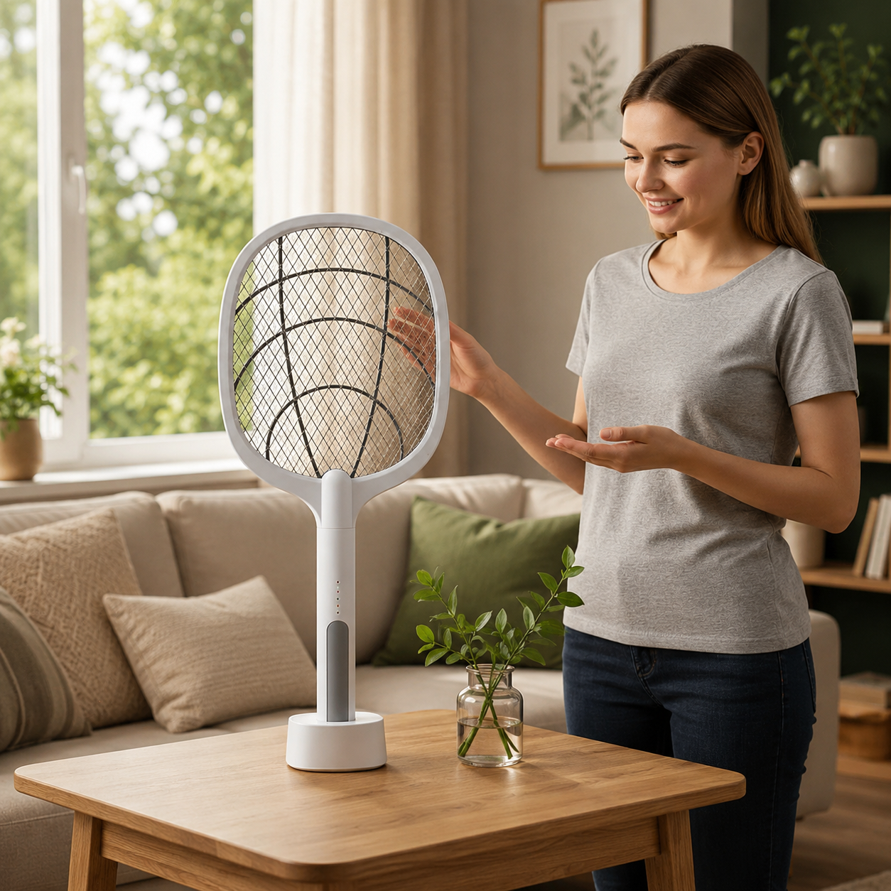 ZAPGUARD – Rechargeable Insect Swatter for Fast Pest Control