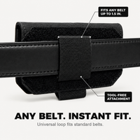 SLIMSAFE – Low Profile Belt Wallet for Convenient Essentials Storage