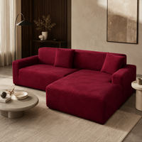 L Shaped Sofa Cover – Fitted Couch Protector | Sectional Slipcover | Pet Hair & Stain Guard | Corner Sofa Cover | Machine Washable