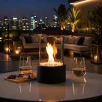 EMBERAURA – Smoke-Free Table Fireplace for Stylish Indoor & Outdoor Use