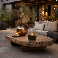 EMBERAURA – Smoke-Free Table Fireplace for Stylish Indoor & Outdoor Use