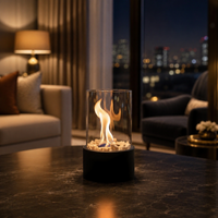 EMBERAURA – Smoke-Free Table Fireplace for Stylish Indoor & Outdoor Use