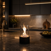 EMBERAURA – Smoke-Free Table Fireplace for Stylish Indoor & Outdoor Use