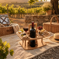 VINOGROVE – Wooden Wine Picnic Table