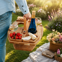 VINOGROVE – Wooden Wine Picnic Table