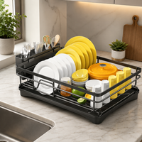 DRAINCADDY – Large Dish Drainer with Removable Drip Tray