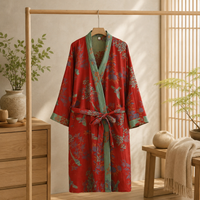 COTONARA – Organic Cotton Kimono Bathrobe for Daily Comfort