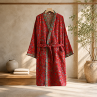 COTONARA – Organic Cotton Kimono Bathrobe for Daily Comfort