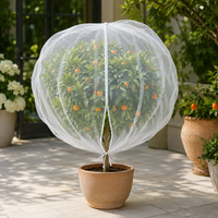 Fruit Tree Mesh Bags with Drawstring | Reusable Fruit Protection Nets | Guard Against Insects, Birds & Pests | Breathable Garden Netting