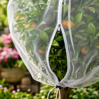 Fruit Tree Mesh Bags with Drawstring | Reusable Fruit Protection Nets | Guard Against Insects, Birds & Pests | Breathable Garden Netting