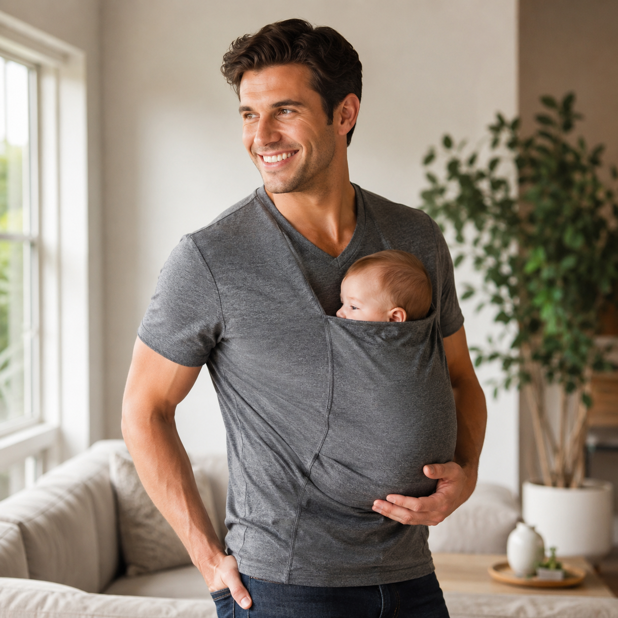 BONDWEAR – Babywearing Shirt for Hands-Free Parenting