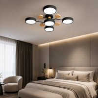 Ceiling Lamp Flush Mount LED | Round Minimalist Light Fixture | Low Profile Design | Living Room Bedroom Hallway Office Ceiling Light
