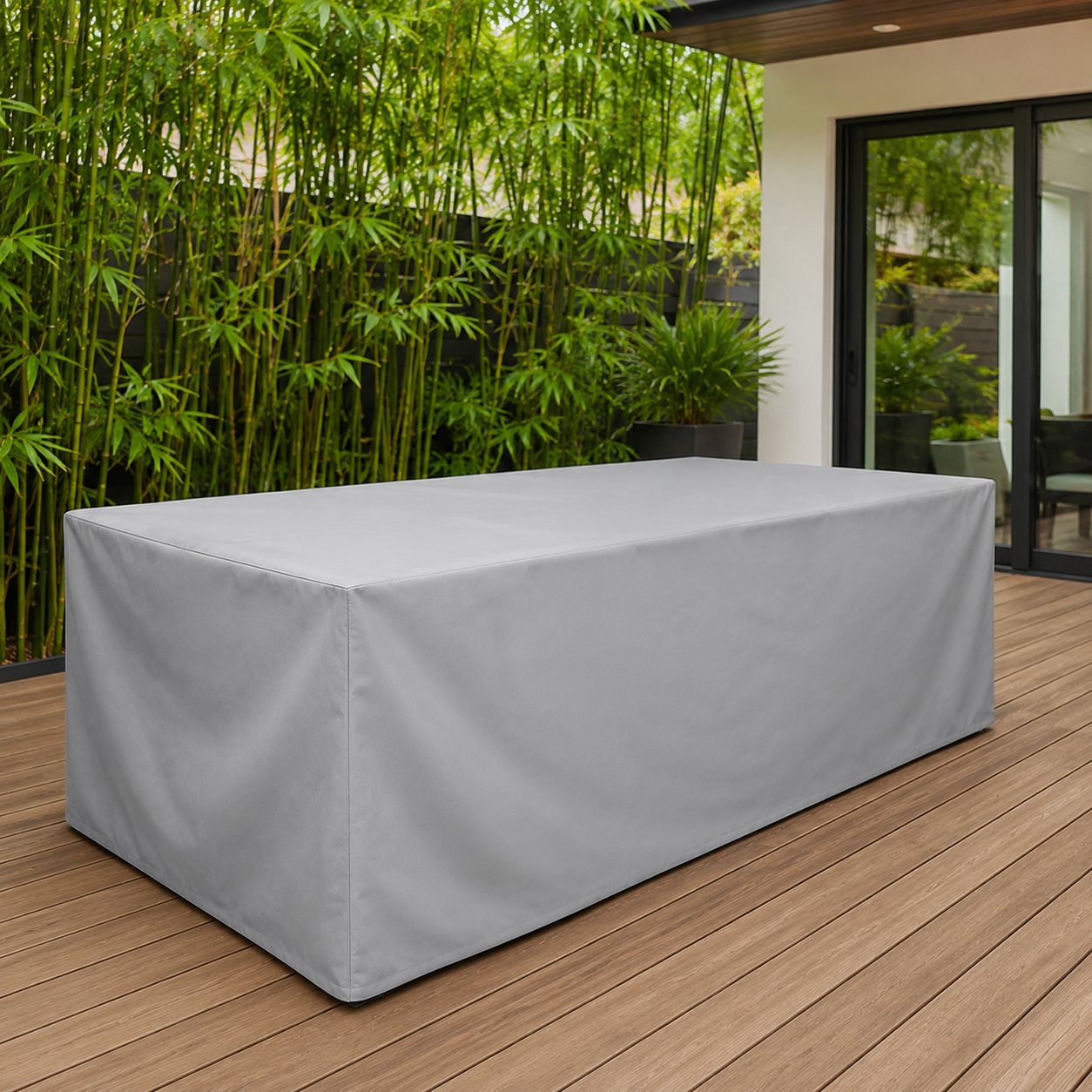 Outdoor Furniture Cover with UV & Rain Protection | Patio Table Chair Cover | Waterproof Garden Set Cover | All-Weather Backyard