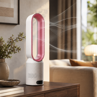 Bladeless Tower Fan 3-in-1 Air Purifier | Energy-Efficient Home Appliance | 8 Speeds | 90° Oscillation | Quiet Cooling for Bedroom & Office