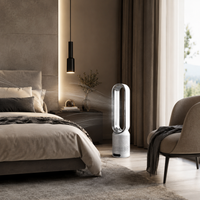 Bladeless Tower Fan 3-in-1 Air Purifier | Energy-Efficient Home Appliance | 8 Speeds | 90° Oscillation | Quiet Cooling for Bedroom & Office