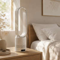 Bladeless Tower Fan 3-in-1 Air Purifier | Energy-Efficient Home Appliance | 8 Speeds | 90° Oscillation | Quiet Cooling for Bedroom & Office