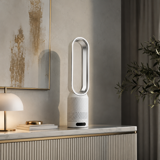 AEROFLOW – Bladeless Tower Fan with Air Purifier