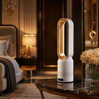 Bladeless Tower Fan 3-in-1 Air Purifier | Energy-Efficient Home Appliance | 8 Speeds | 90° Oscillation | Quiet Cooling for Bedroom & Office