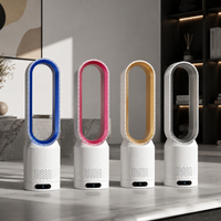 Bladeless Tower Fan 3-in-1 Air Purifier | Energy-Efficient Home Appliance | 8 Speeds | 90° Oscillation | Quiet Cooling for Bedroom & Office