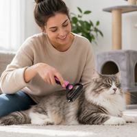 PAWGROOM – Pet Grooming Brush for Shedding and Fur Care