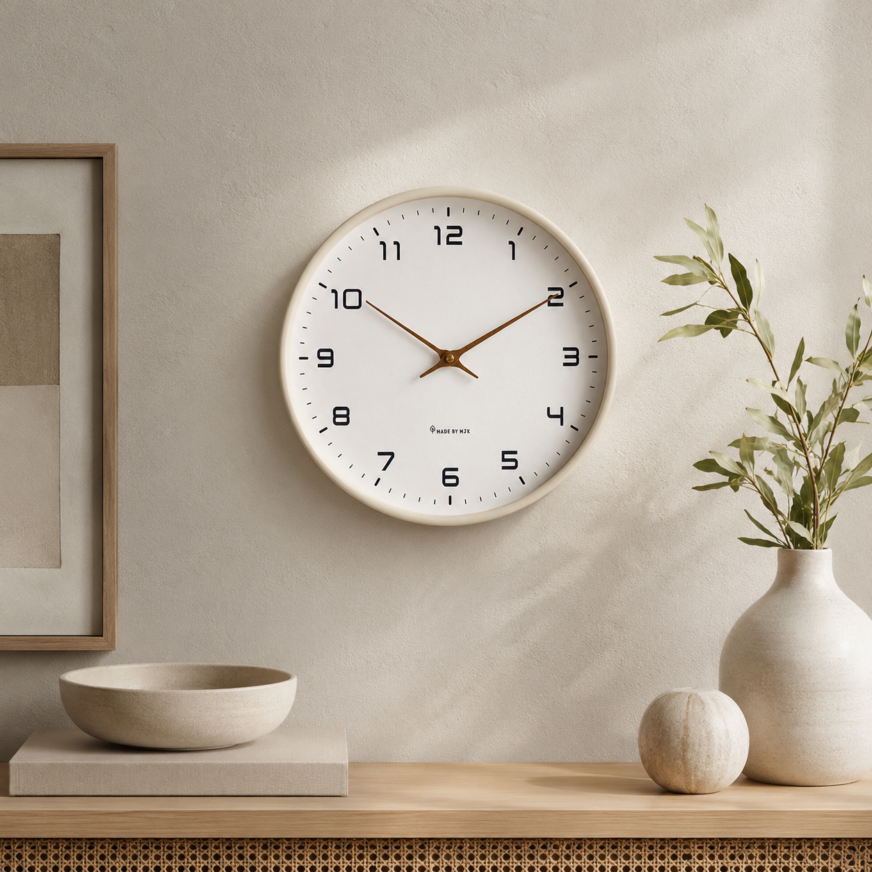 TIMEBLEND – Silent Wooden Wall Clock for Minimalist Interiors