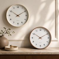 TIMEBLEND – Silent Wooden Wall Clock for Minimalist Interiors