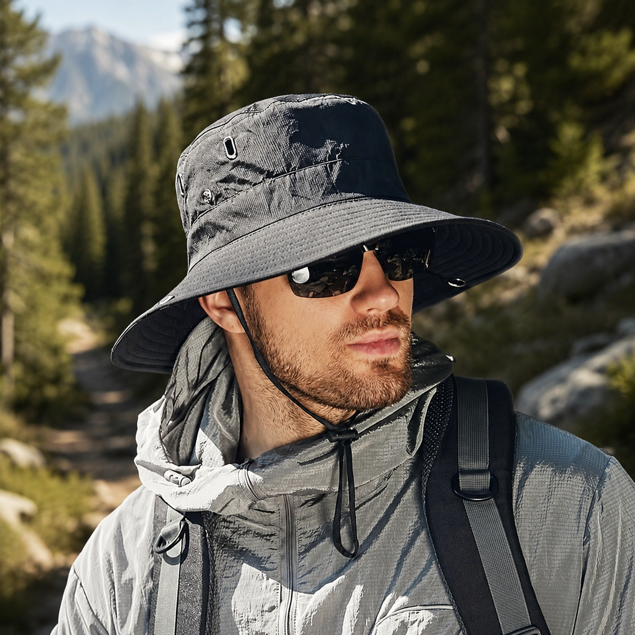 SOLGUARD – Wide Brim Sun Hat with UV Protection