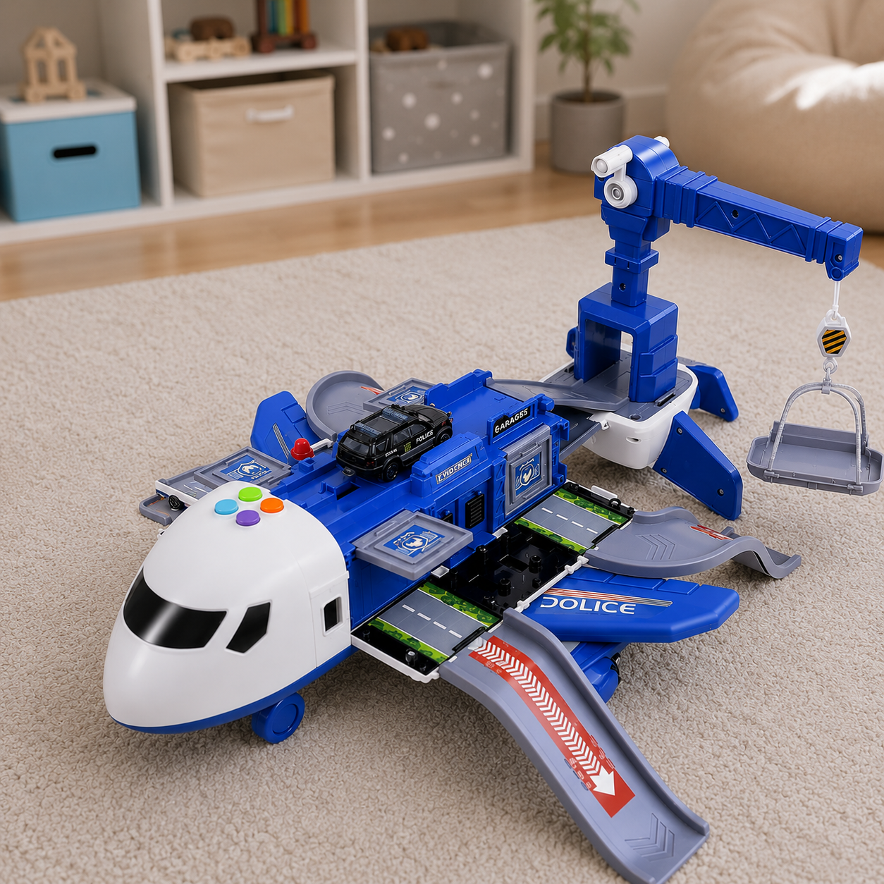 PLAYFLIGHT – Airplane and Transport Toy Set for Kids Exploration