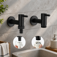 MATTEFLOW – Matte Black Wall Faucet