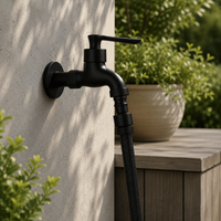 MATTEFLOW – Matte Black Wall Faucet