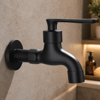 MATTEFLOW – Matte Black Wall Faucet