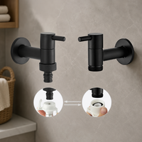 MATTEFLOW – Matte Black Wall Faucet