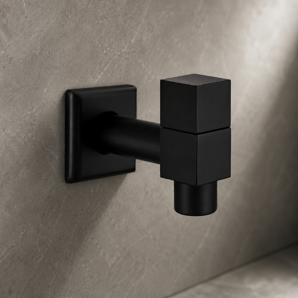 MATTEFLOW – Matte Black Wall Faucet