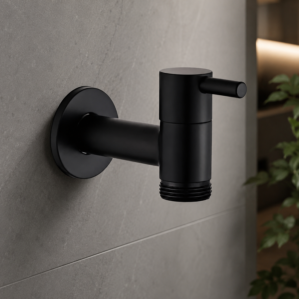 MATTEFLOW – Matte Black Wall Faucet