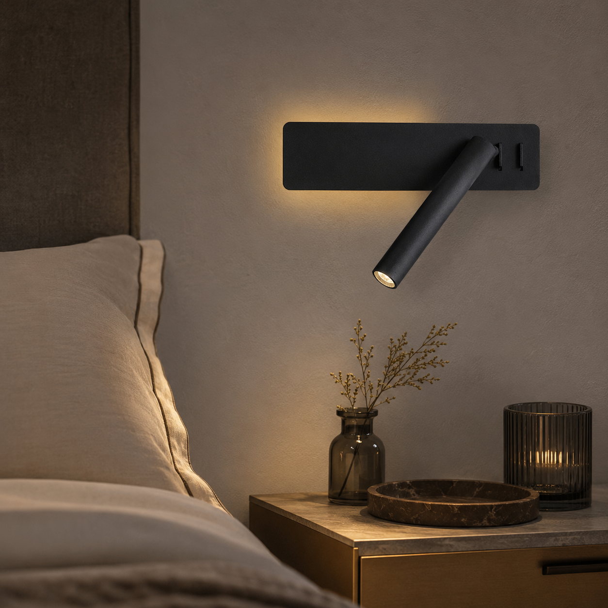 TWIRLLITE – Rotatable LED Lamp for Flexible Bed Lighting