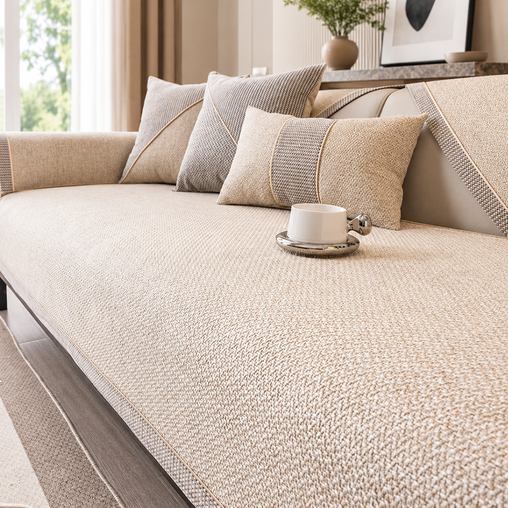NATURWEFT – Non-Slip Sofa Cover