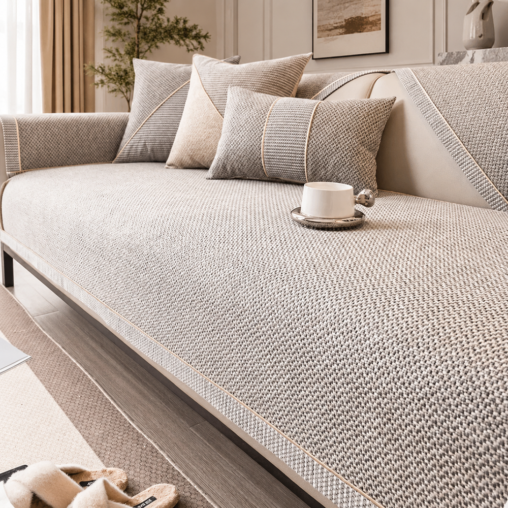 NATURWEFT – Non-Slip Sofa Cover
