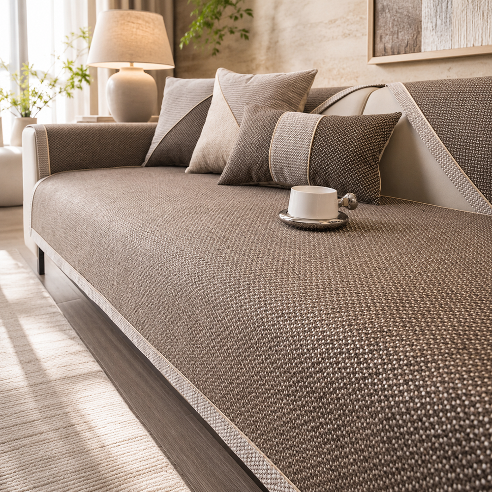 NATURWEFT – Non-Slip Sofa Cover