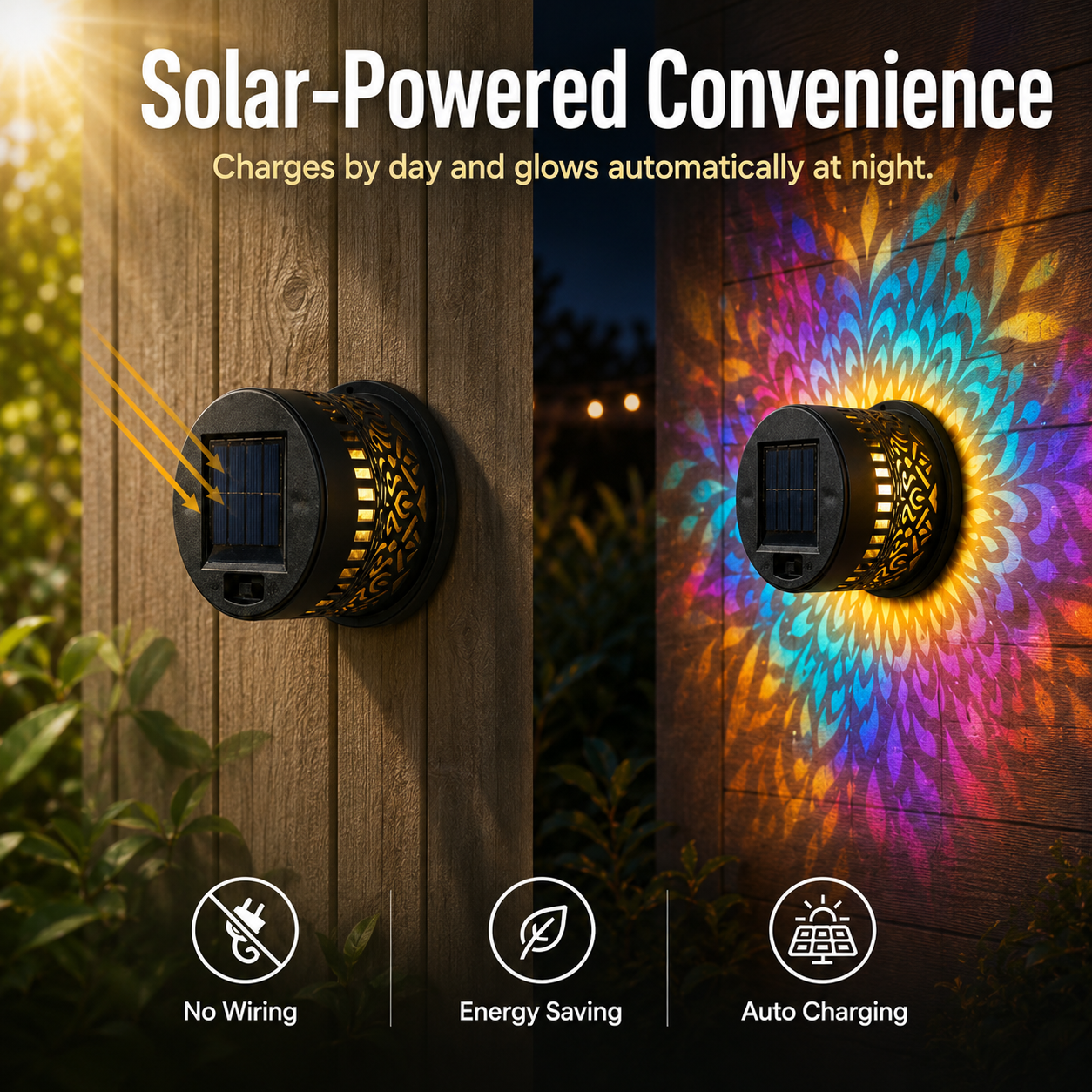 AMBIORA – Solar Patio Lamp for Elegant Evening Illumination