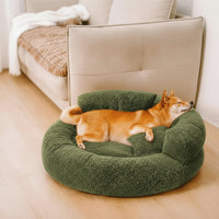 DREAMTAIL – Donut Pet Bed with Pillow for Everyday Comfort